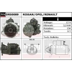 Anlasser DRS0089 von DELCO REMY günstig für 646,90 € online kaufen