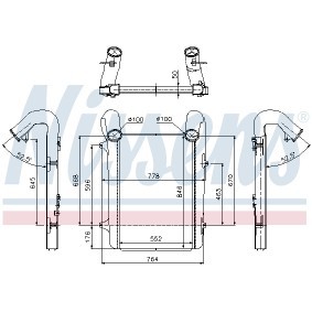 Køb Intercooler af NISSENS 97059 til den lave pris 4706,58 DKK