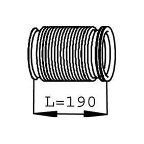 Flexrohr des Herstellers DINEX - Originalware Artikelnummer: 68239