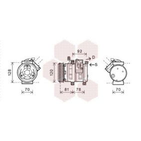 Köp AC-kompressor av VAN WEZEL 8100K099 till det låga priset 5966,72 kr