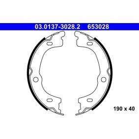 Handbremsbeläge des Herstellers ATE - Originalware Artikelnummer: 03.0137-3028.2