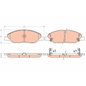 Compre Pastilhas de travão de TRW online para Bluebird Sylphy I Sedan (G10, N16) a preços moderados