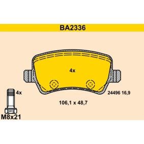 Comprar Juego de pastillas de freno de Barum BA2336 a bajo precio de 108,48 €
