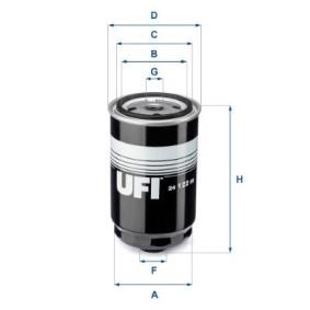 Compre Filtro de combustível da UFI 24.122.00 a um preço baixo por 22,69 €