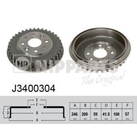 Comprar Tambor de freno de NIPPARTS J3400304 a bajo precio de 41,16 €
