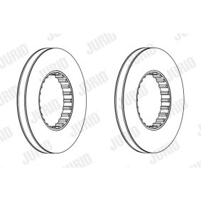 Bremsbeläge 571212D von JURID günstig für 26,68 € online kaufen