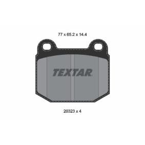Compre Pastilhas de travão da TEXTAR 2032306 a um preço baixo por 93,12 €