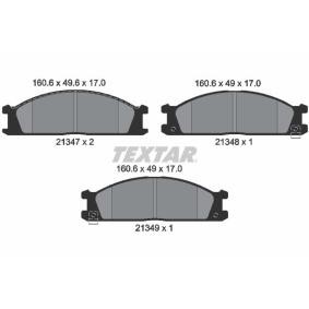 Compre Pastilhas de travão de TEXTAR online para Pick Up (D22G) a preços moderados