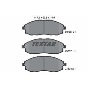 Compre Pastilhas de travão de TEXTAR online para PORTER Camião de plataforma/chassis a preços moderados