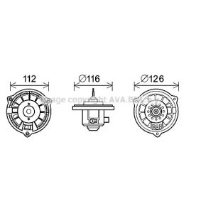 Acquista Elettromotore ventola abitacolo da PRASCO HY8362 a buon mercato per soli 93,28 €