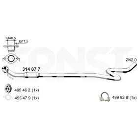 Compre Silenciador intermedio de ERNST online para Fiesta Mk6 Hatchback (CB1, CCN, JA8, JR8) a precios moderados