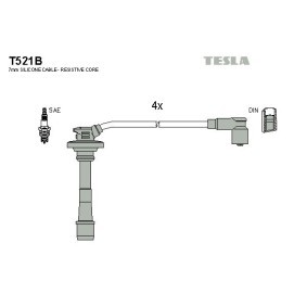 Zündleitungssatz T521B von TESLA günstig für 31,87 € online kaufen