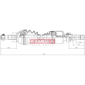 Comprar Árbol de transmisión de KAMOKA CT1138916A a bajo precio de 49,55 €
