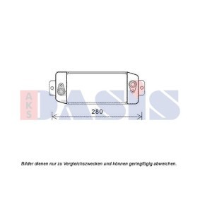 Acquista Radiatore olio motore da AKS DASIS 086004N a buon mercato per soli 40,92 €