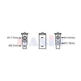Acquista Valvola espansione climatizzatore da AKS DASIS 840234N a buon mercato per soli 57,13 €