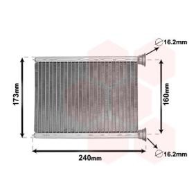 Wärmetauscher, Innenraumheizung 43006569 von VAN WEZEL günstig für 59,51 € online kaufen