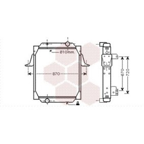 Acquista Radiatore motore da VAN WEZEL 67002066 a buon mercato per soli 1438,94 €
