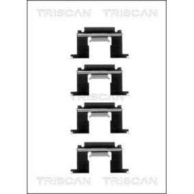 Compre Kit de acessórios, pastilhas de travão de TRISCAN online para VANETTE CARGO Autocarro (HC 23) a preços moderados