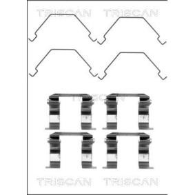 Zubehörsatz, Scheibenbremsbelag für FORD USA von TRISCAN