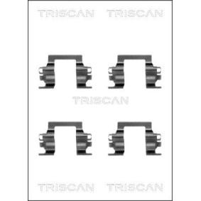 Acquista Kit accessori, pastiglia freno da TRISCAN online per CAMPO (KB) a prezzi moderati