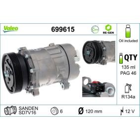 Klimakompressor 699615 von VALEO günstig für 218,90 € online kaufen