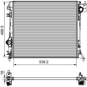 Kühler, Motorkühlung 735625 von VALEO günstig für 179,53 € online kaufen
