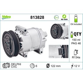 Klimakompressor 813828 von VALEO günstig für 176,29 € online kaufen