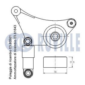 Gleitschiene, Steuerkette 3468005 von RUVILLE günstig für 22,12 € online kaufen