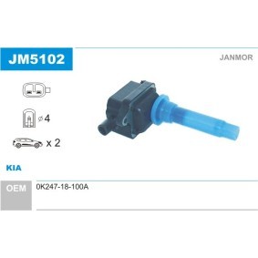 Zündspule JM5102 von JANMOR günstig für 53,47 € online kaufen