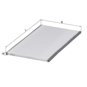 Innenraumfilter LA 126 von KNECHT günstig für 25,73 € online kaufen