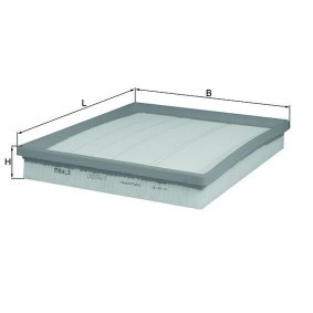 Luftfilter LX 2076/1 von KNECHT günstig für 23,59 € online kaufen