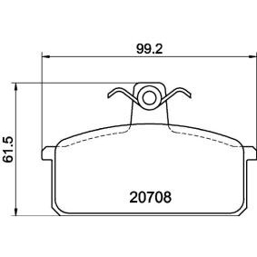 Bremsbeläge MDB1189 von MINTEX günstig für 21,92 € online kaufen