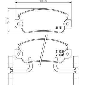 Bremsbeläge für ALFA ROMEO von MINTEX