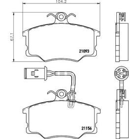 Bremsbeläge für ALFA ROMEO von MINTEX