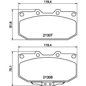 Bremsbeläge MDB1416 von MINTEX günstig für 33,53 € online kaufen