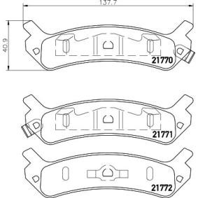 Bremsbeläge für HYUNDAI von MINTEX