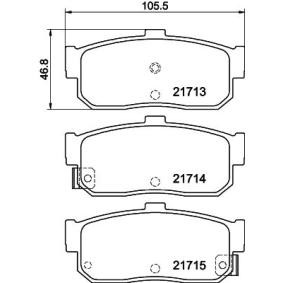 Bremsbeläge MDB1707 von MINTEX günstig für 29,73 € online kaufen