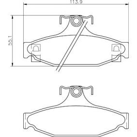 Bremsbeläge MDB1767 von MINTEX günstig für 45,22 € online kaufen