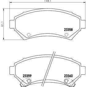 Achetez des Plaquettes de frein MINTEX MDB1824 à prix pour 39,44 €