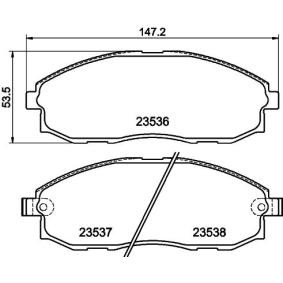 Compre Pastilhas de travão de MINTEX online para PORTER Camião de plataforma/chassis a preços moderados