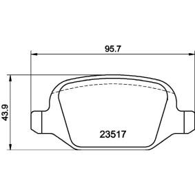 Bremsbeläge MDB2051 von MINTEX günstig für 28,79 € online kaufen