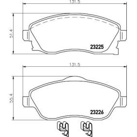 Acquista Pastiglie dei freni da MINTEX online per Corsa Hatchback a prezzi moderati