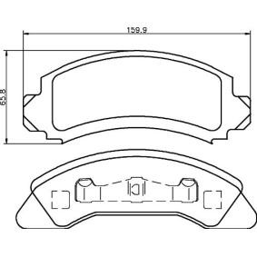 Bremsbeläge für FORD USA von MINTEX