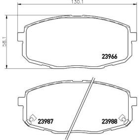 Bremsbeläge MDB2608 von MINTEX günstig für 35,87 € online kaufen