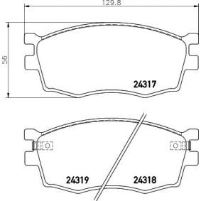 Bremsbeläge MDB2733 von MINTEX günstig für 32,30 € online kaufen