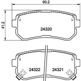 Bremsbeläge MDB2734 von MINTEX günstig für 32,72 € online kaufen
