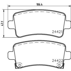 Achetez des Plaquettes de frein MINTEX MDB2867 à prix pour 34,65 €