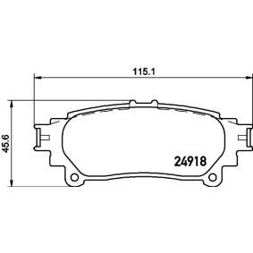 Køb Bremseklodser af MINTEX MDB3104 til den lave pris 279,38 DKK
