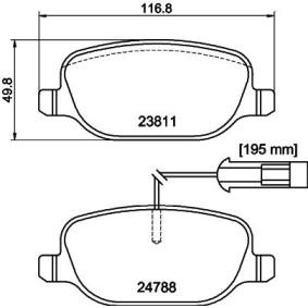 Bremsbeläge MDB3125 von MINTEX günstig für 45,70 € online kaufen