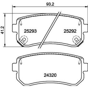 Bremsbeläge MDB3232 von MINTEX günstig für 39,28 € online kaufen
